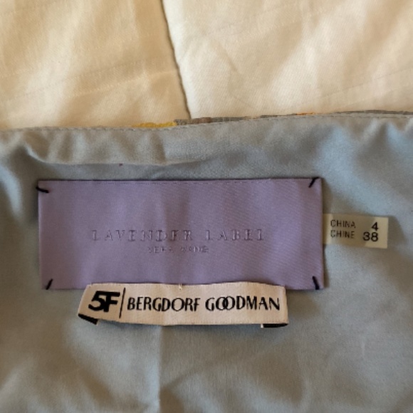 Vera Wang Purple Label Silk Spring Dress - Picture 4 of 6